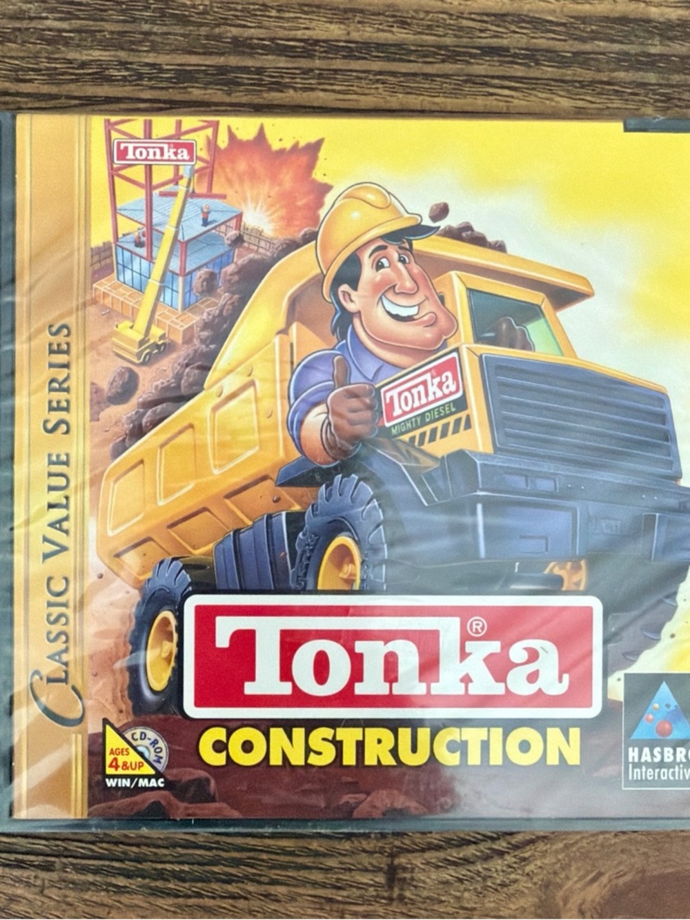 TONKA CONSTRUCTION 1997 Hasbro Interactive PC MAC CD-ROM Computer Software Game.